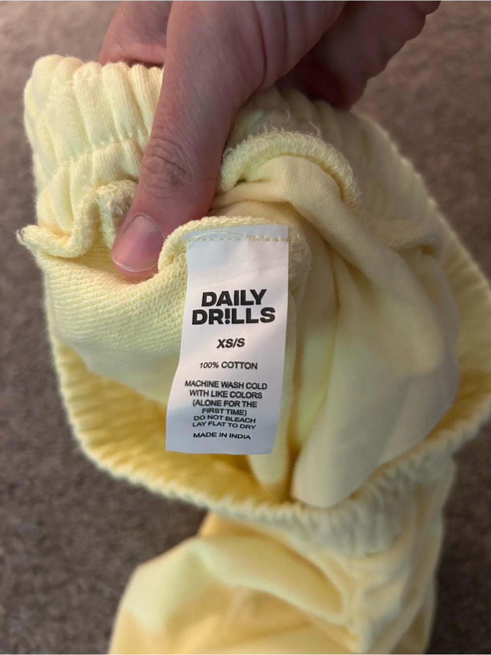 Daily Drills Women’s Yellow Shorts - Picture 4 of 4